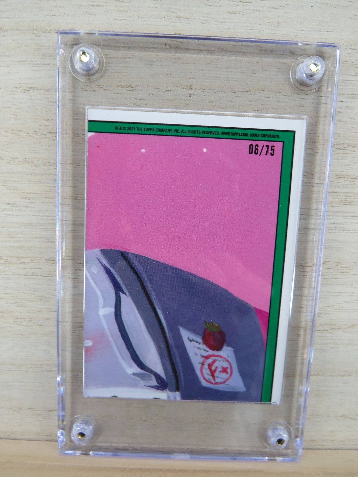 2021 Topps Garbage Pail Kids: Food Fight! - #63a Food Selfie Stephie Red 06/75