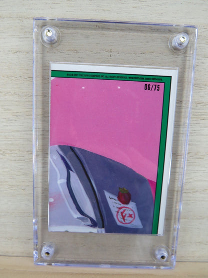 2021 Topps Garbage Pail Kids: Food Fight! - #63a Food Selfie Stephie Red 06/75
