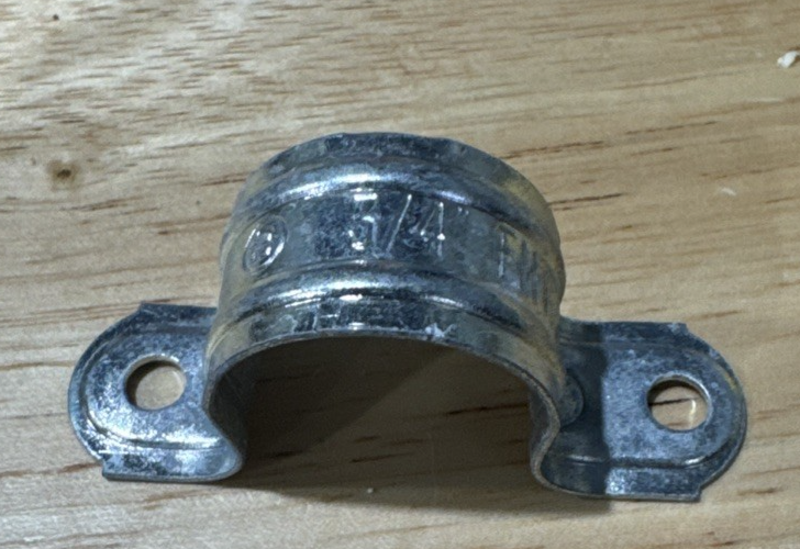 3/4" EMT Two Hole Straps - Lot Of 20 Straps
