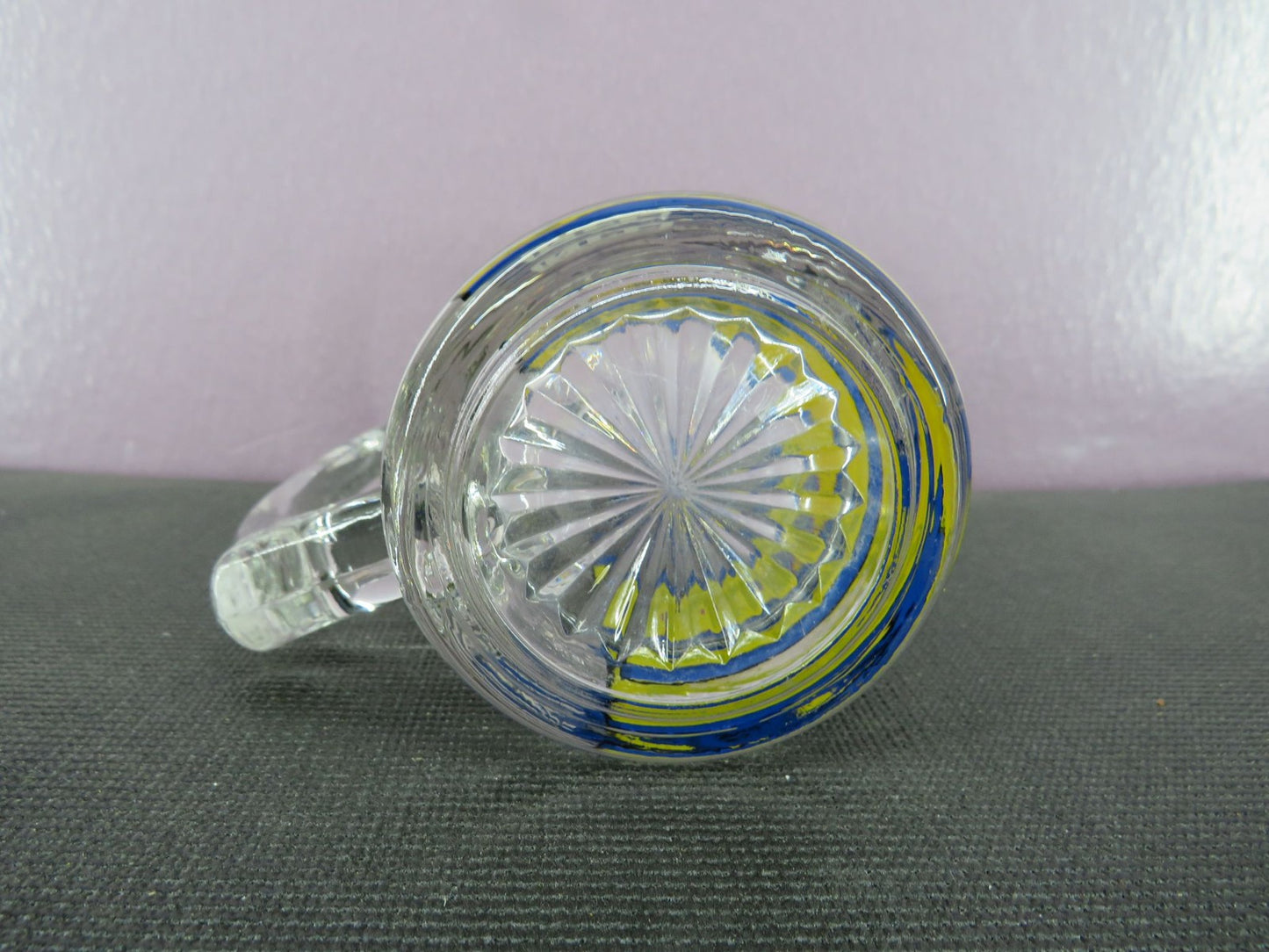 Vintage Los Angeles Rams Beer Mug Stein Tall Glass 1980s NFL