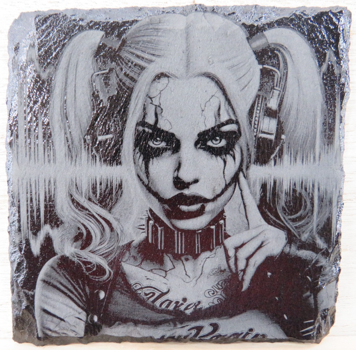 Laser Engraved Slate Coaster - HQ2