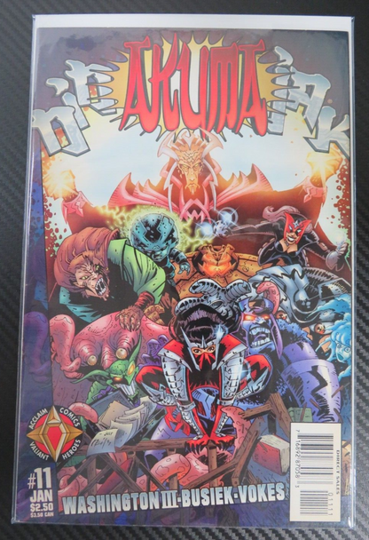 Ninjak #11 Neil Vokes Cover 1998 Acclaim Valiant Comics