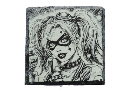 Laser Engraved Slate Coaster - DC15