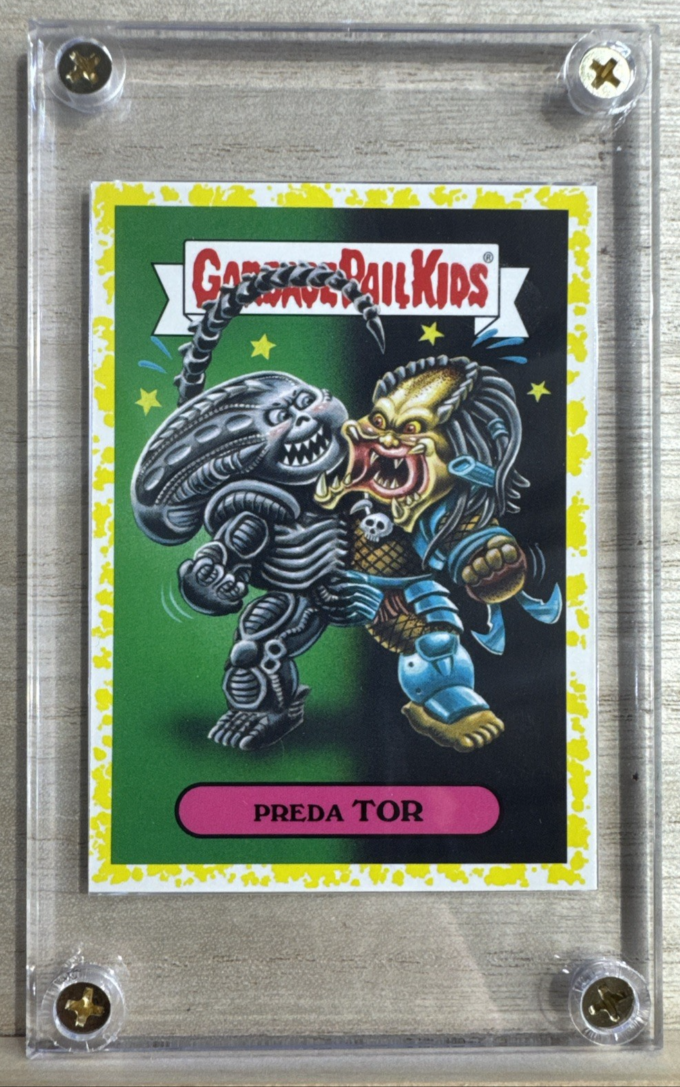 2018 Topps Garbage Pail Kids - Preda Tor - Yellow