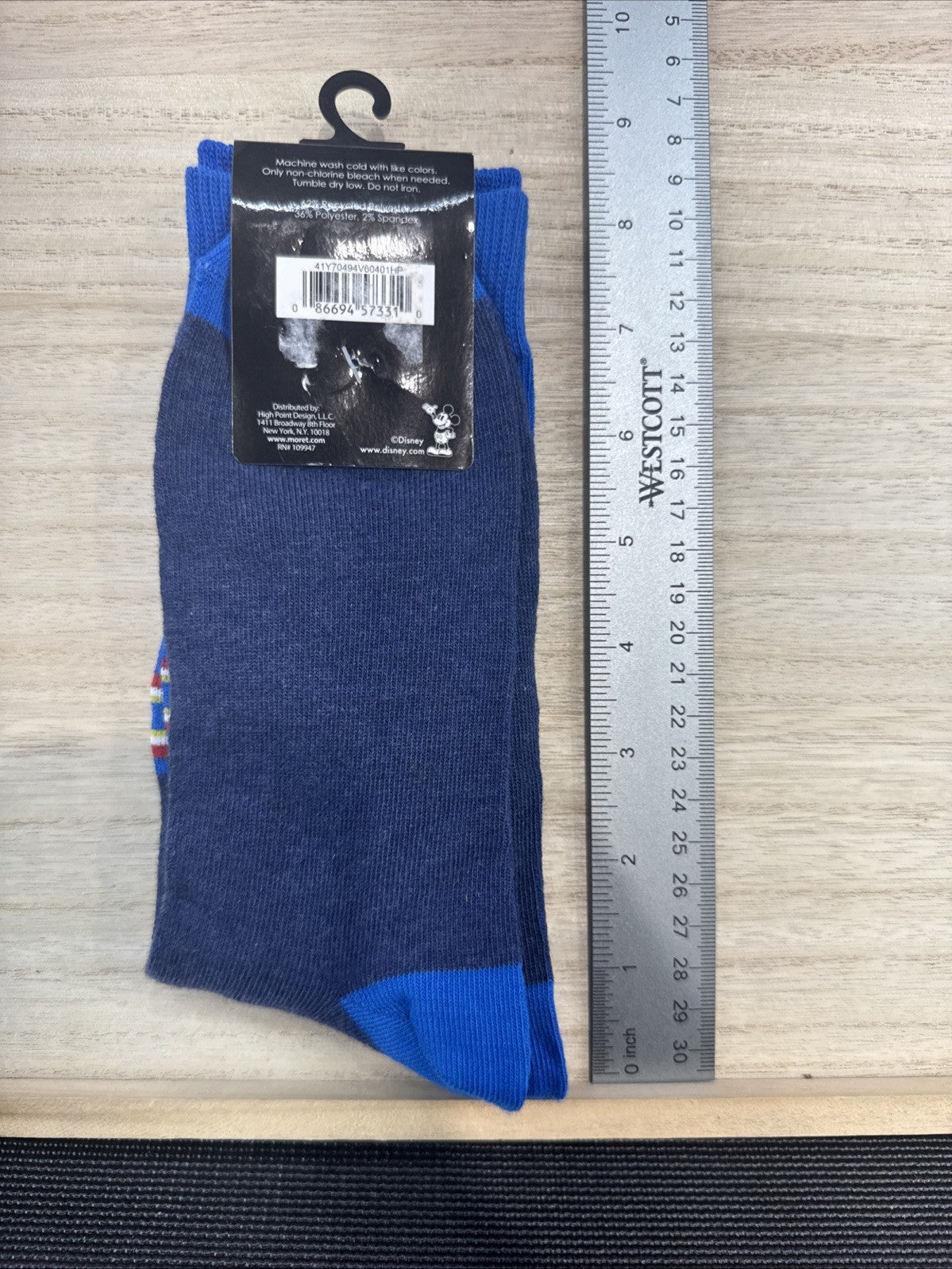 Disney Mickey Mouse Socks - Size 10-13