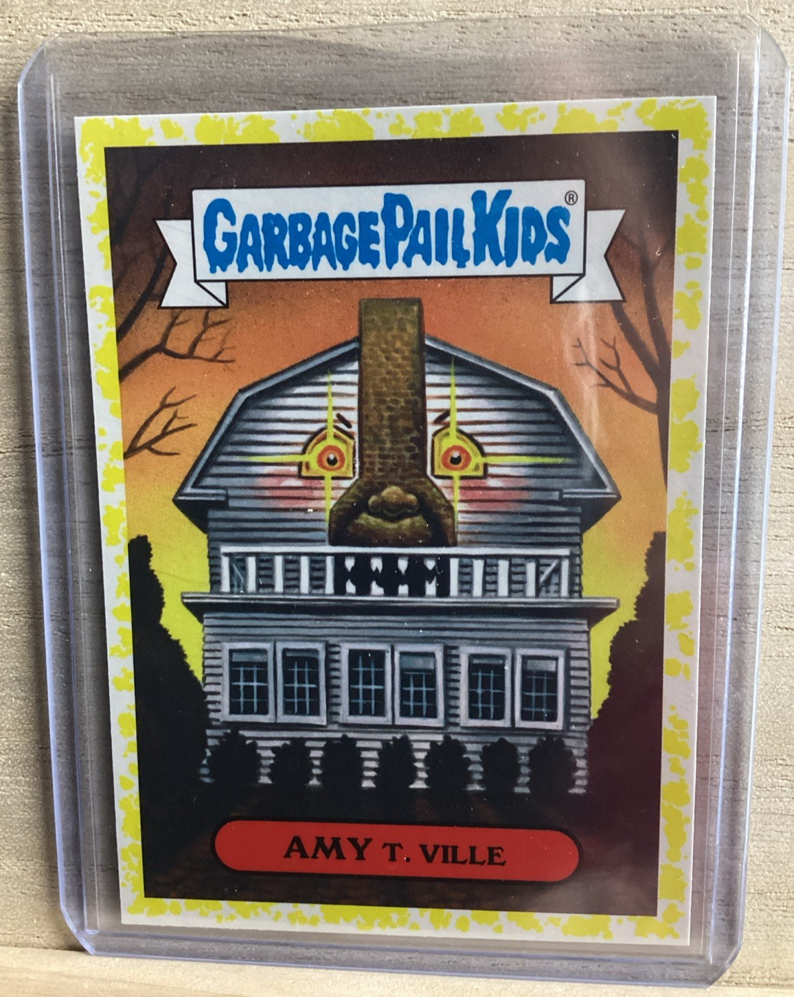 2018 Topps Garbage Pail Kids - Amy T Ville - Yellow