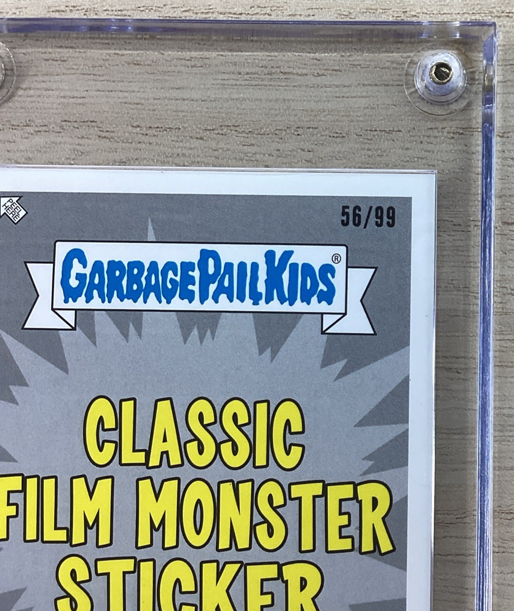 2018 Topps Garbage Pail Kids - Vaporized Vincent - Blue 56/99
