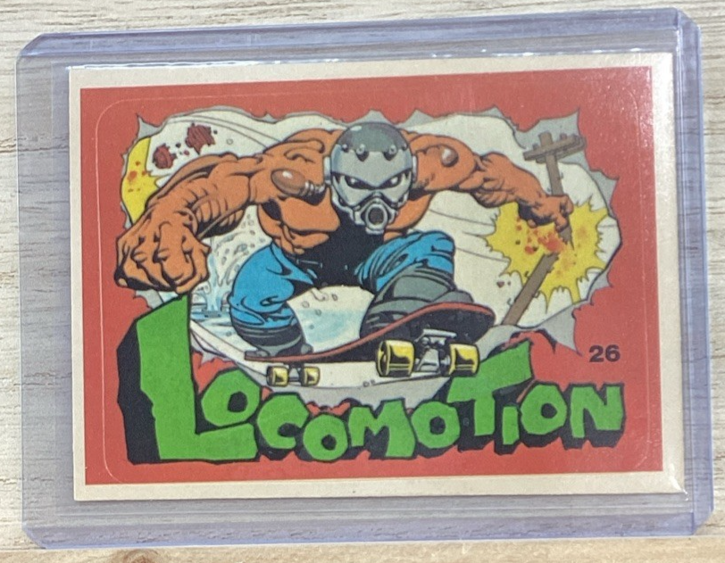 70s LOCOMOTION Skateboarding Trading Cards #26