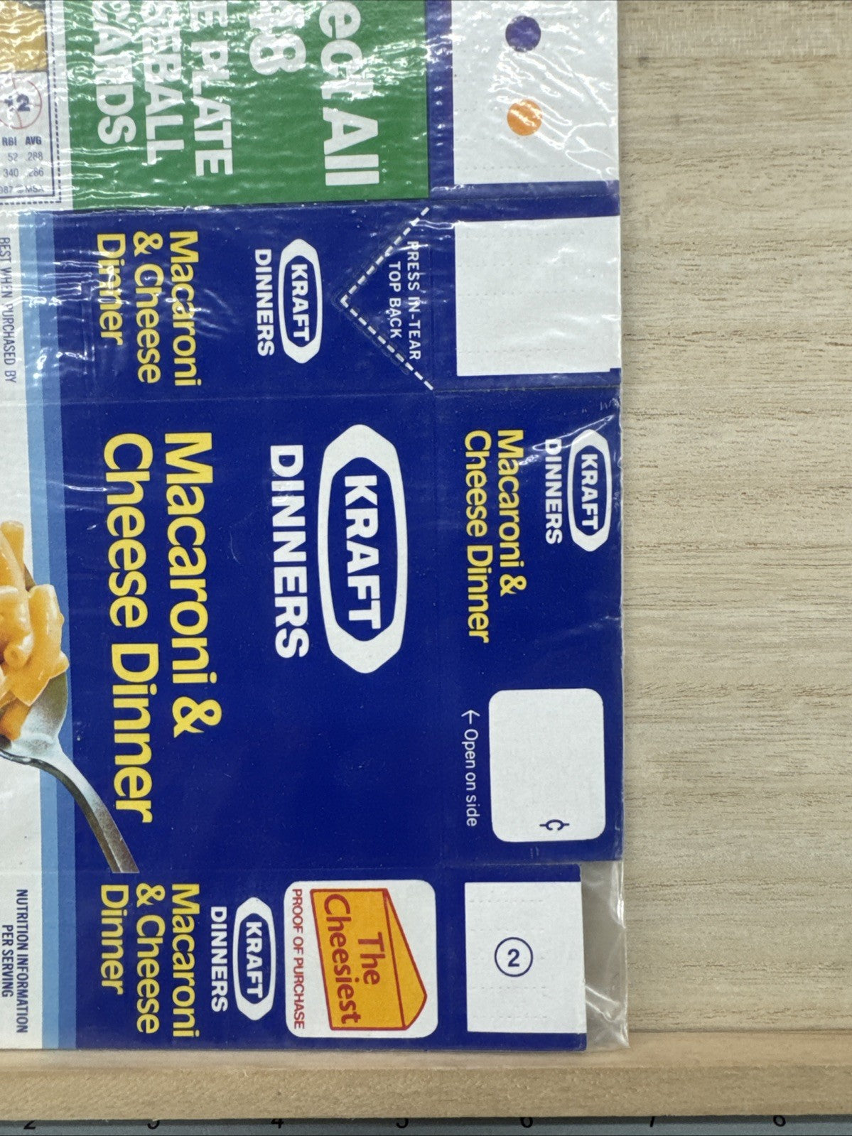 1987 Kraft Home Plate Heroes Never Folded Panel - Wally Joyner Tony Pena