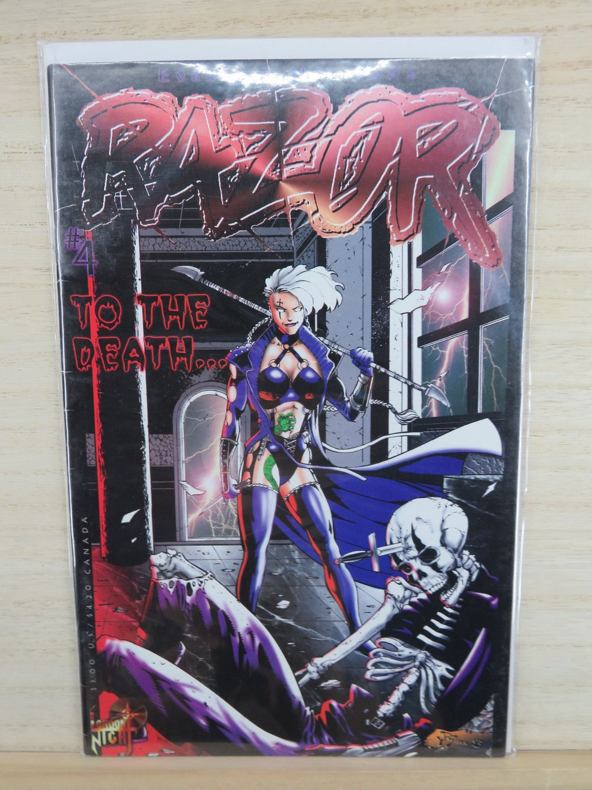 Razor #4 To The Death - London Night Comic - 1995