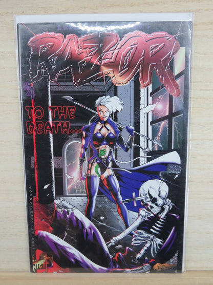 Razor #4 To The Death - London Night Comic - 1995