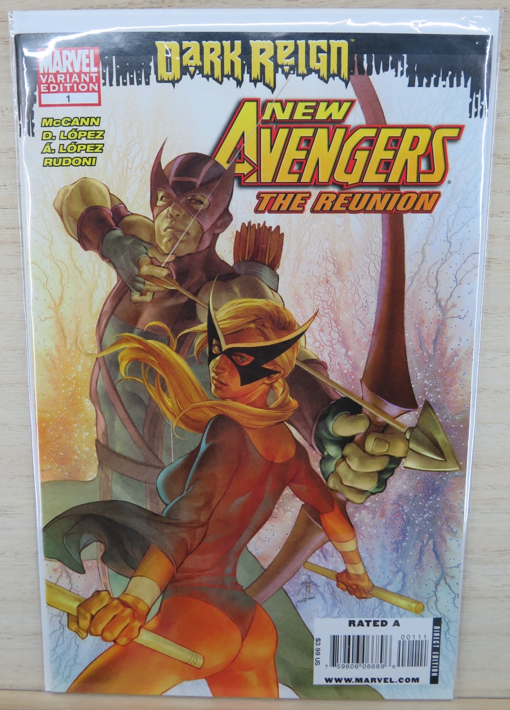 New Avengers The Reunion #1 - Dark Reign Variant - Marvel Comic