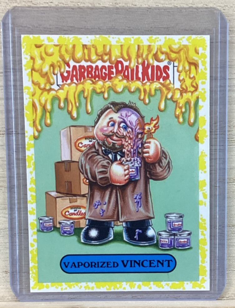 2018 Topps Garbage Pail Kids - Vaporized Vincent - Yellow