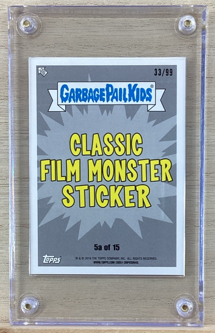 2018 Topps Garbage Pail Kids - Jumping Jack - Blue 33/99