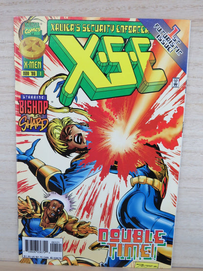 XSE #1 November 1996 Xavier Security Enforcers - Marvel Comic - Cover B