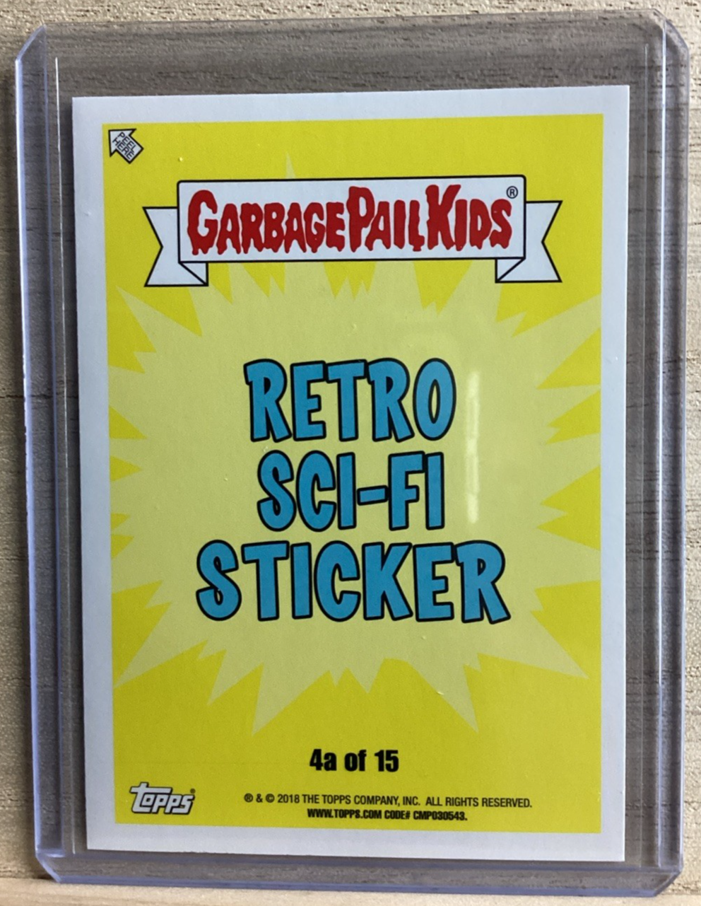 2018 Topps Garbage Pail Kids - King Ghid Dora - Yellow