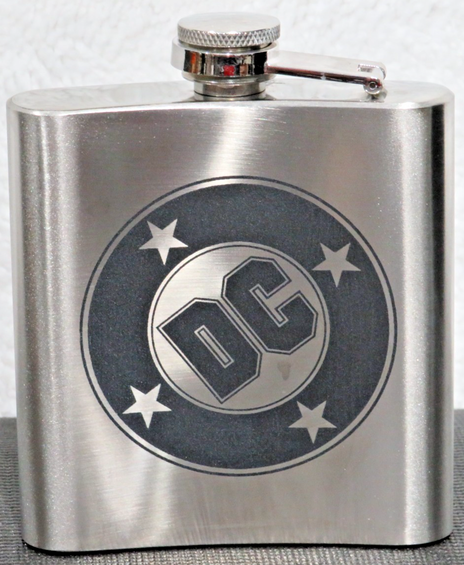 Laser Engraved Stainless Steel Flask - JK2