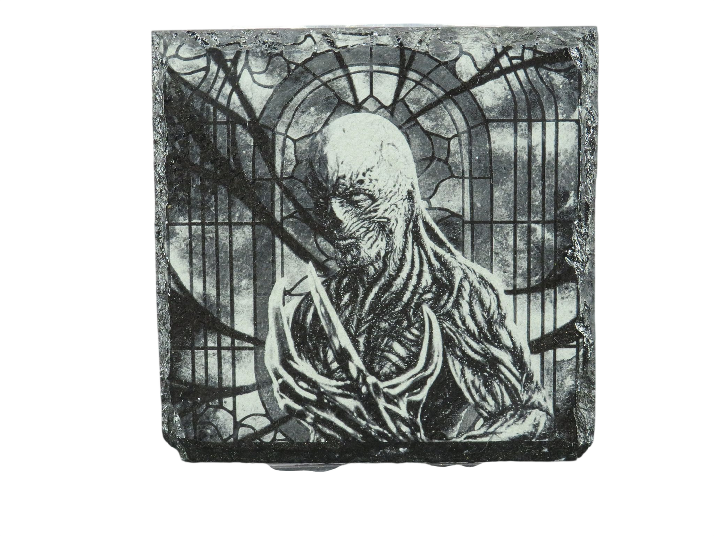 Laser Engraved Slate Coaster - ST7