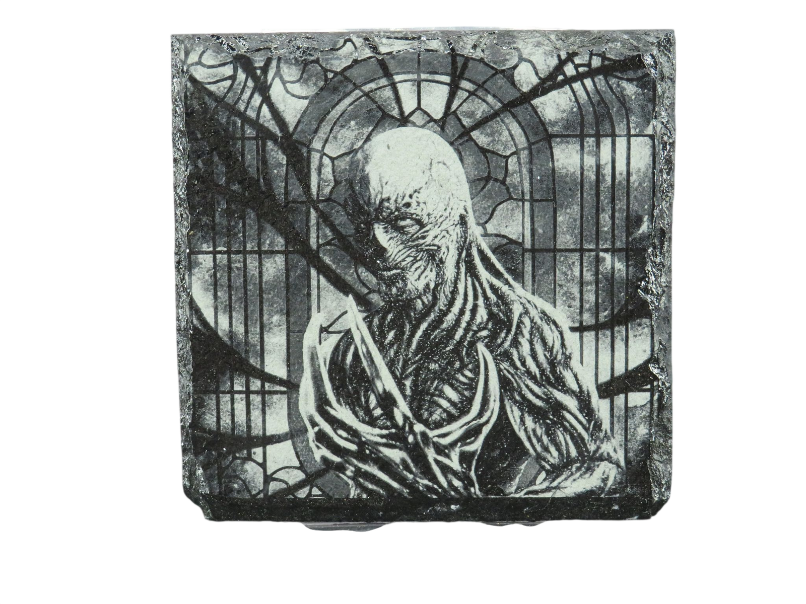 Laser Engraved Slate Coaster - ST7