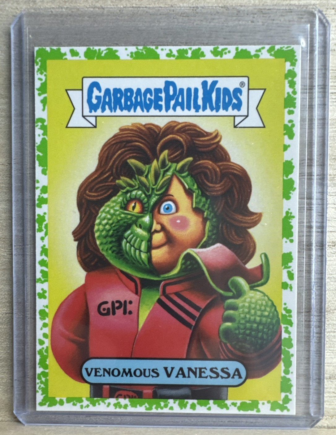2018 Topps Garbage Pail Kids - Venomous Vanessa - Green