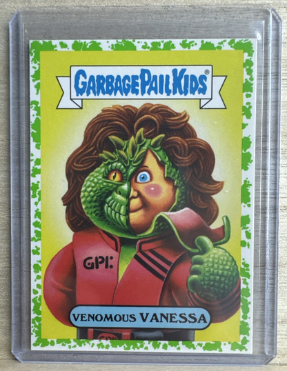 2018 Topps Garbage Pail Kids - Venomous Vanessa - Green