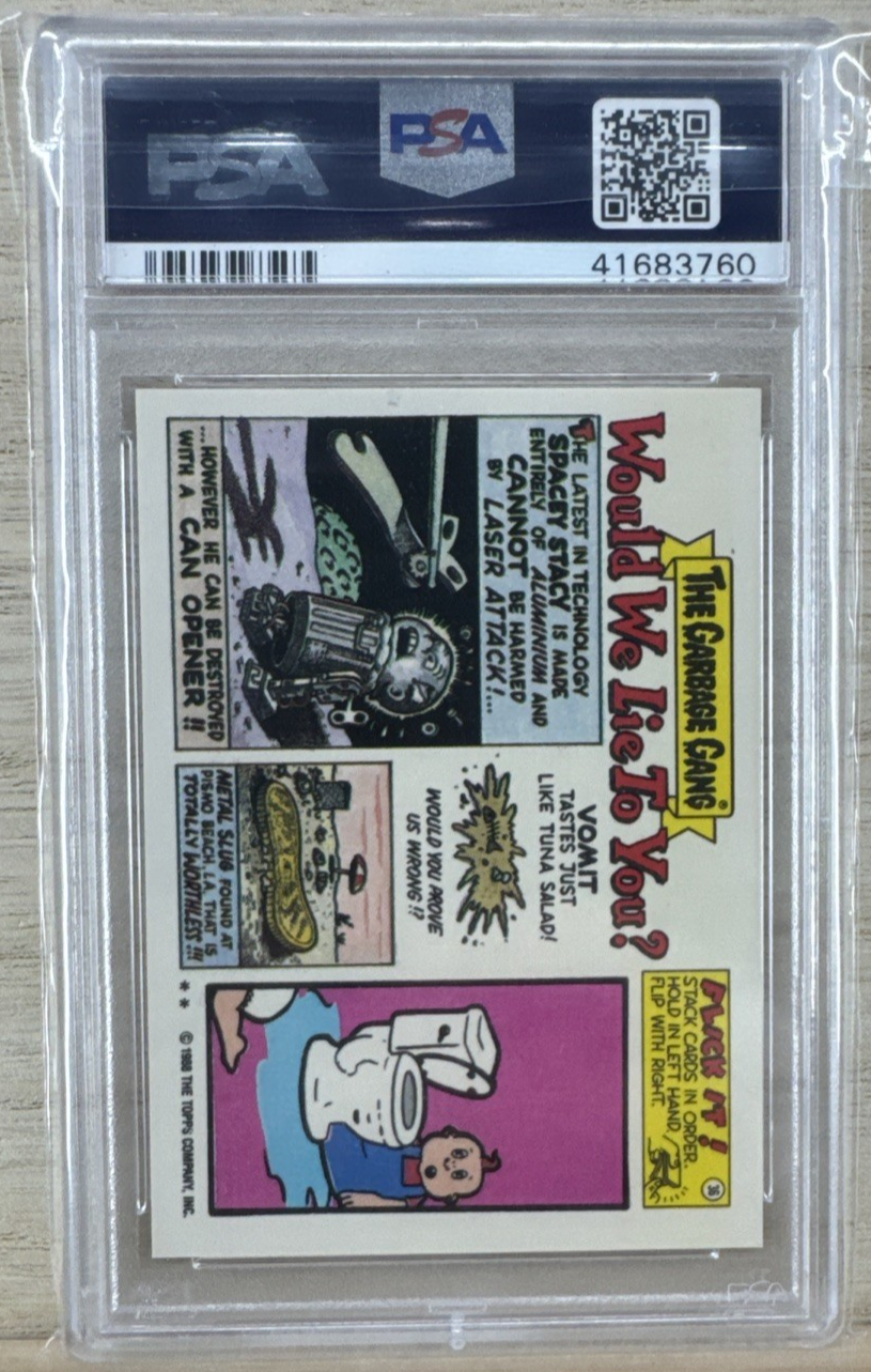 1988 Topps Garbage Pail Kids - Nailed Noel#548b - PSA 81