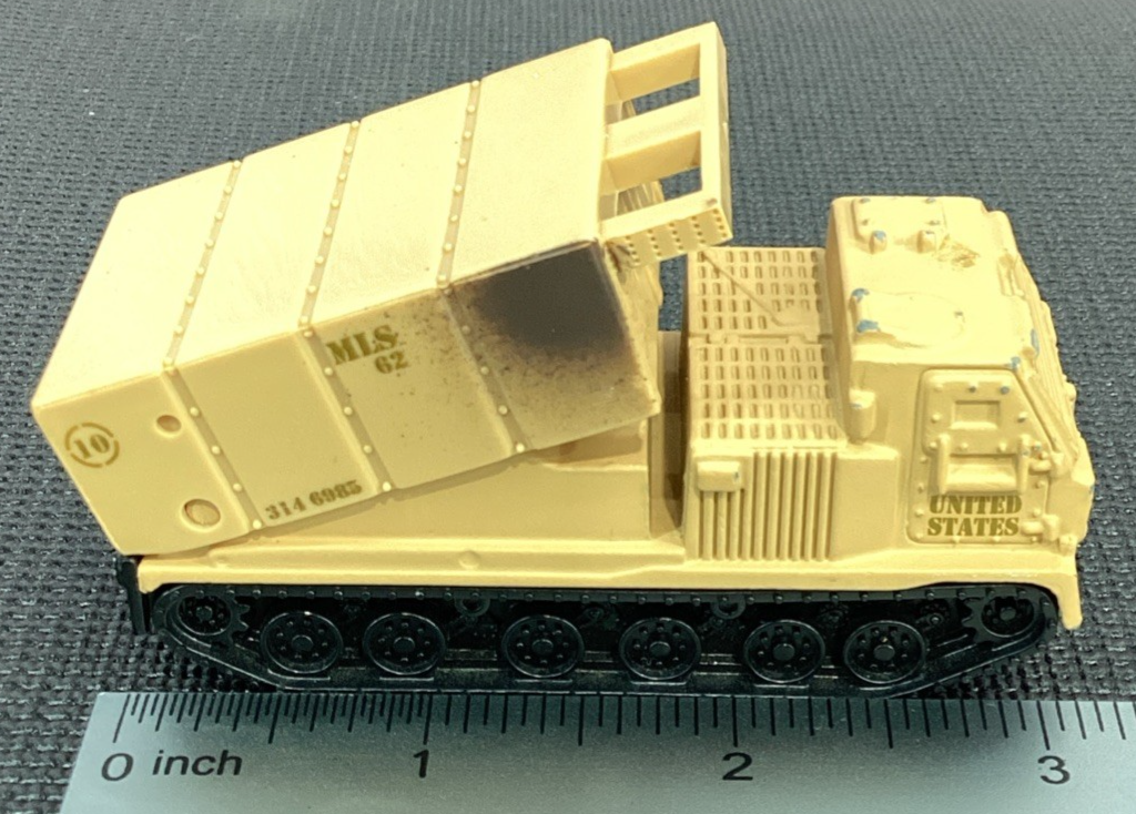 1998 Matchbox Untied States Missile Launcher Desert Tan B