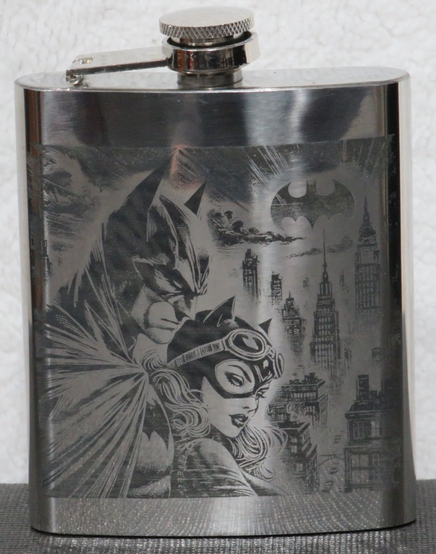 Laser Engraved Stainless Steel Flask - BM4