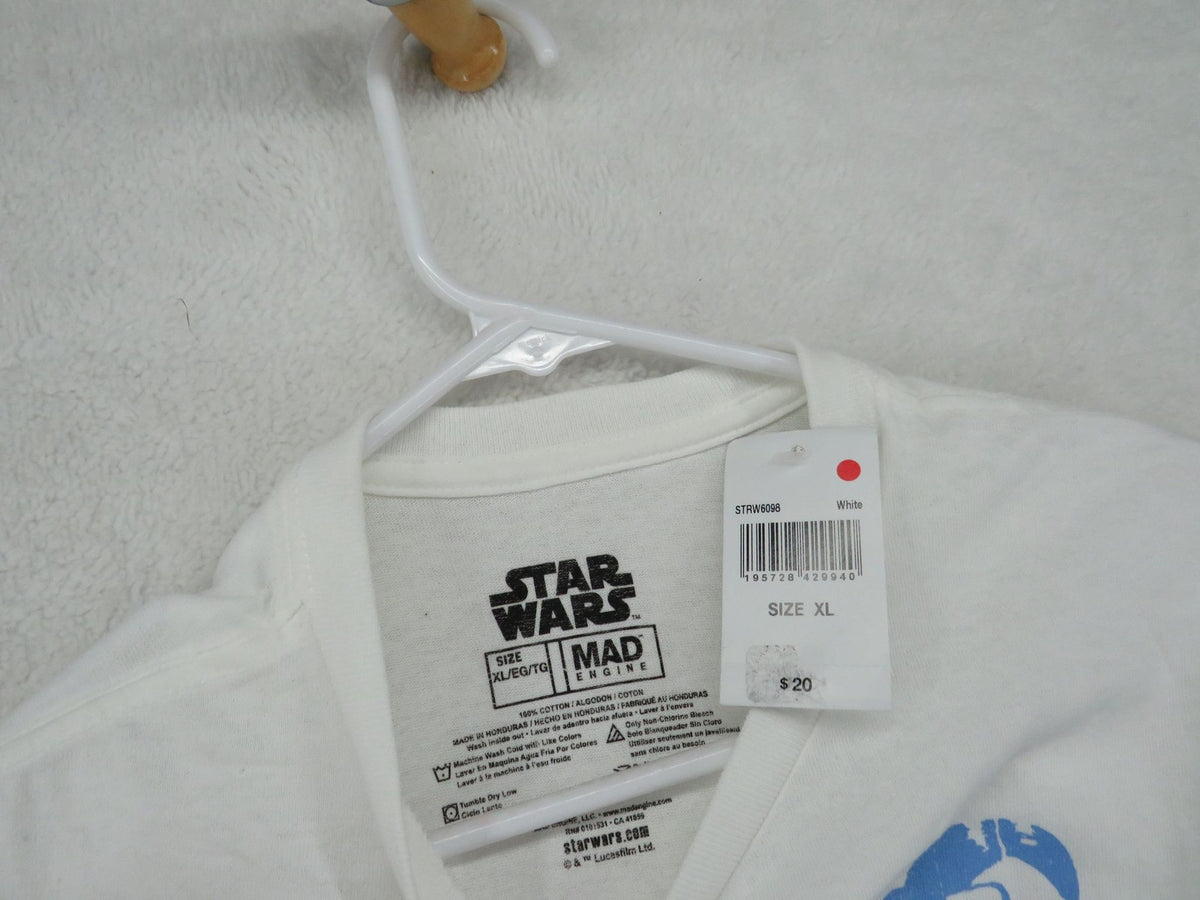 Star Wars T-Shirt - Men's XL White Short Sleeve Graphic2