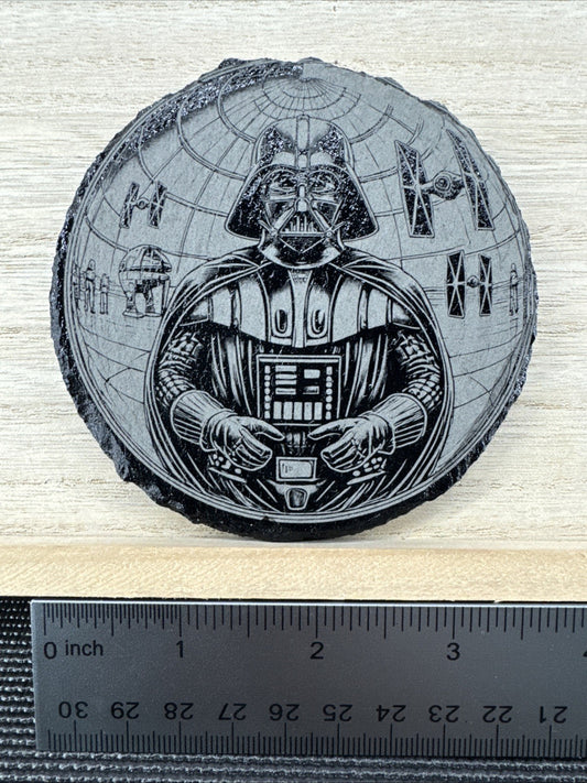 Laser Engraved Slate Coaster - DV