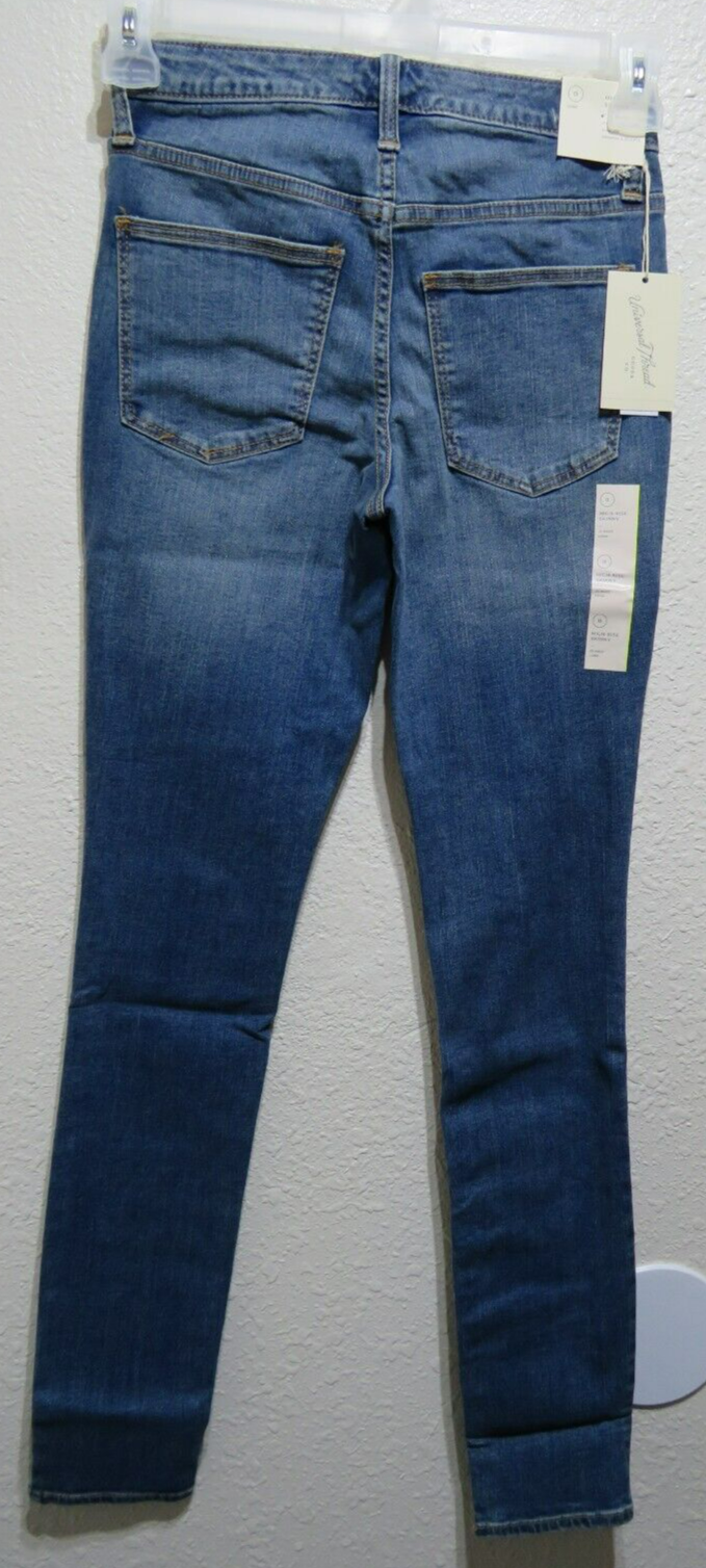 Universal Thread Women's High-Rise Skinny Jeans - Size 0 Long - Medium Blue
