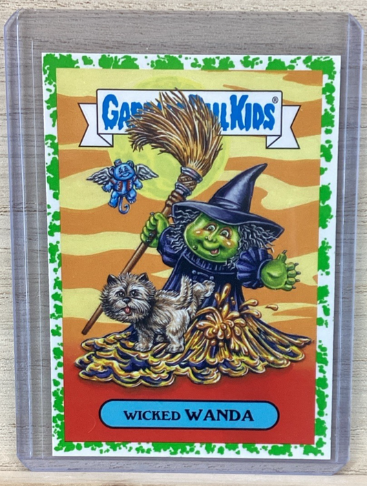 2018 Topps Garbage Pail Kids - Wicked Wanda - Green