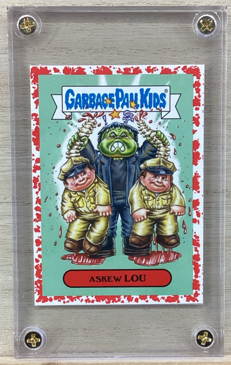 2018 Topps Garbage Pail Kids - Askew Lou - Red 36/75