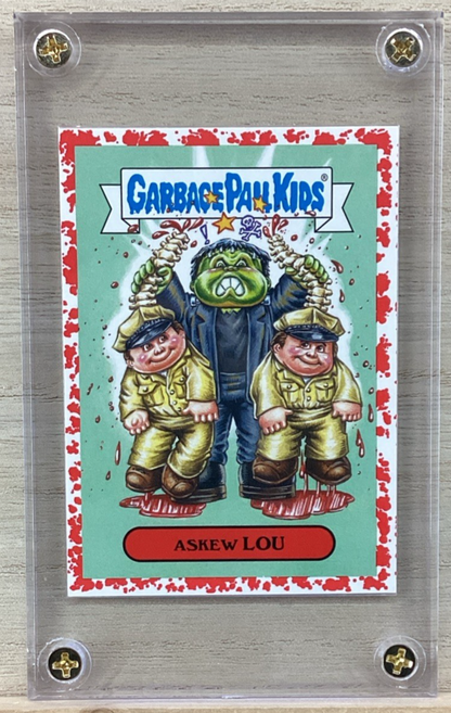 2018 Topps Garbage Pail Kids - Askew Lou - Red 36/75