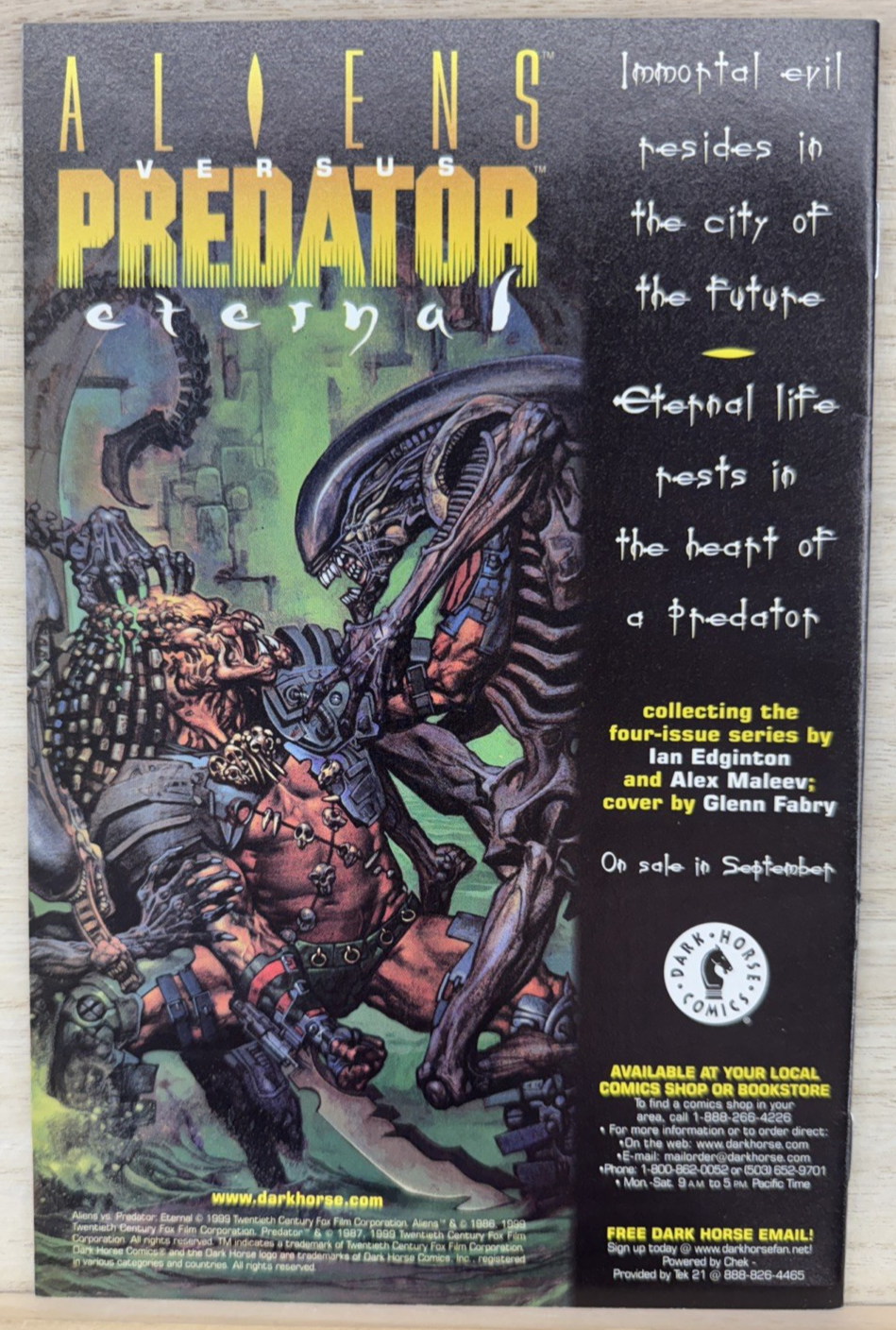 Aliens Xenogenesis #3 - Dark Horse Comics - 1999