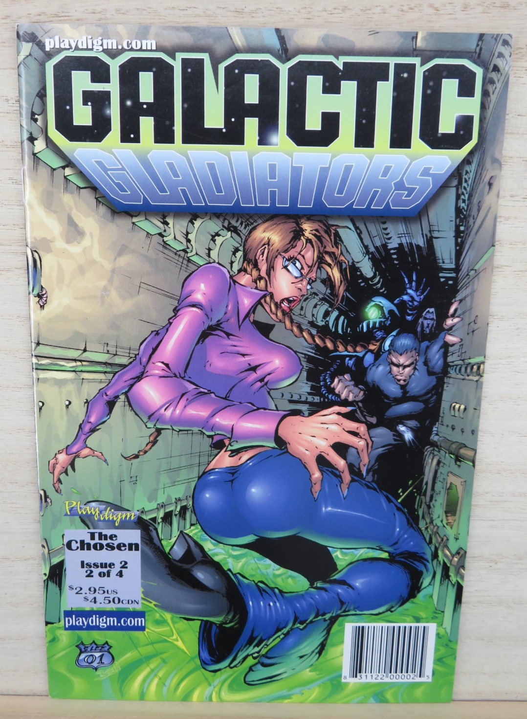 Galactic Gladiators #2 of 4 - The Chosen - 2001 - Playdigm Comic