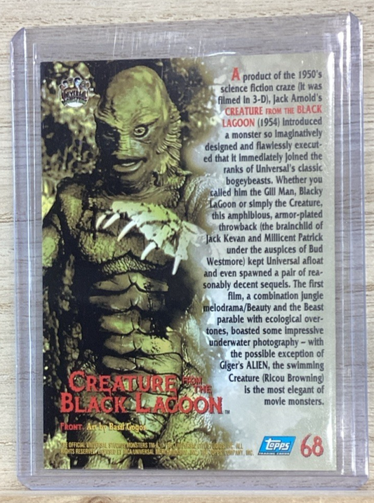 1994 Topps Universal Monsters Illustrated #68 Creature From the Black Lagoon
