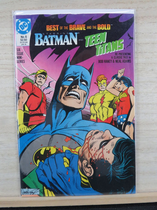 Batman and Teen Titans #6 Jan 1989 - DC Comic0