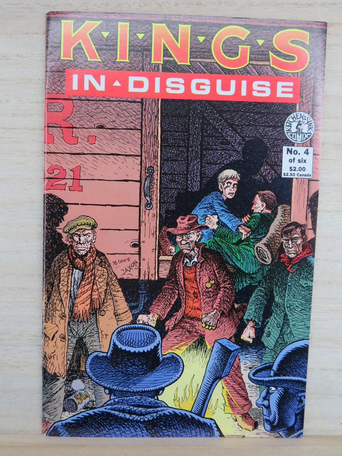 Kings In Disguise #4 of 6 - Kitchen Sink Press Comic - 1988