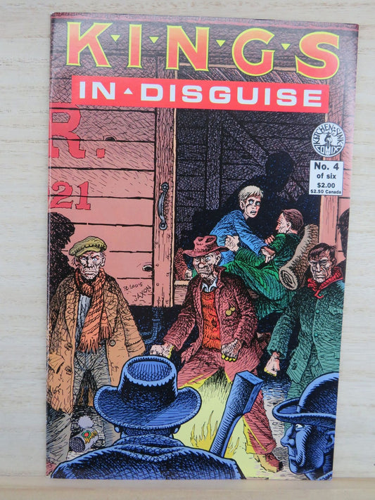 Kings In Disguise #4 of 6 - Kitchen Sink Press Comic - 1988