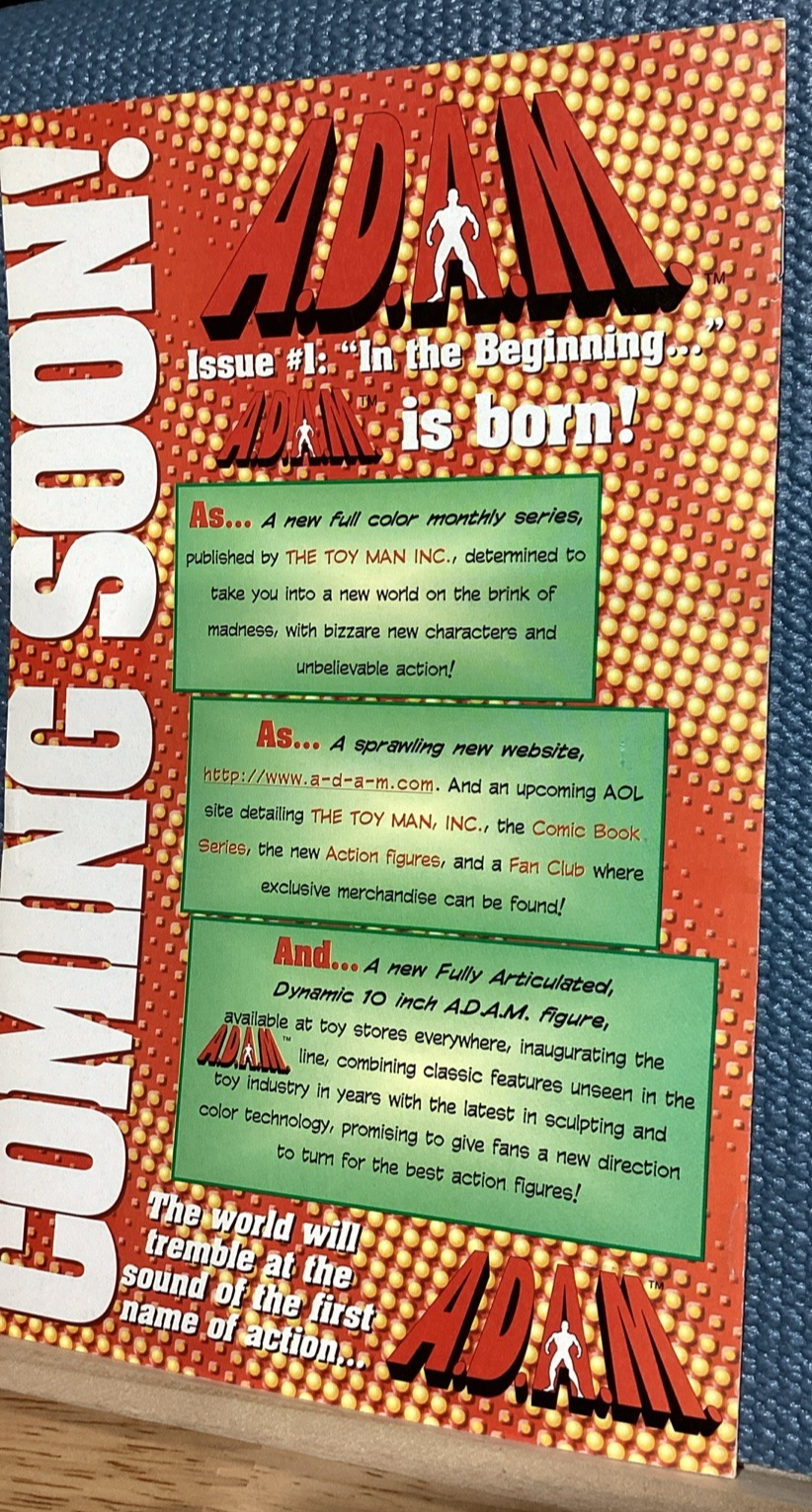 Adam Ashcan #1 - Ashcan Comic Books - 1998