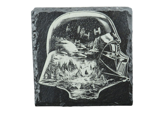Laser Engraved Slate Coaster - SW3