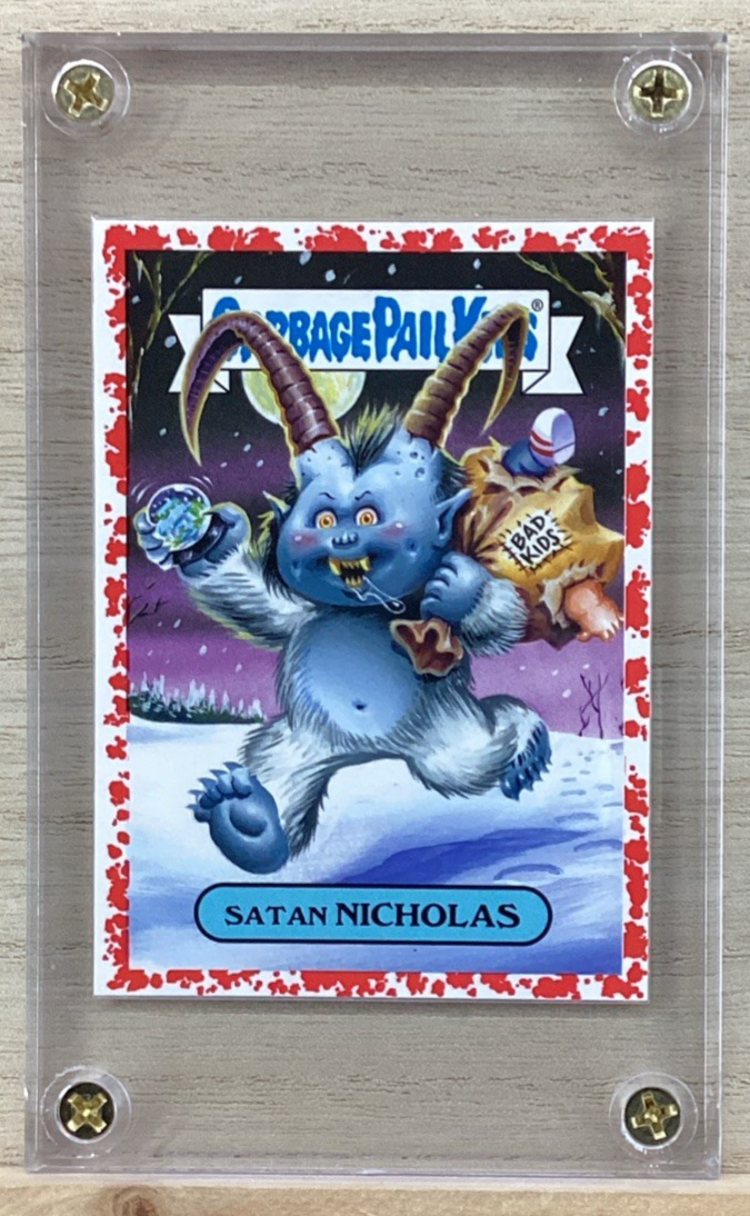 2018 Topps Garbage Pail Kids - Satan Nicholas - Red 12/75