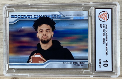 2023 Upper Deck Goodwin Champions Caleb Williams #87 - ICG Graded 10