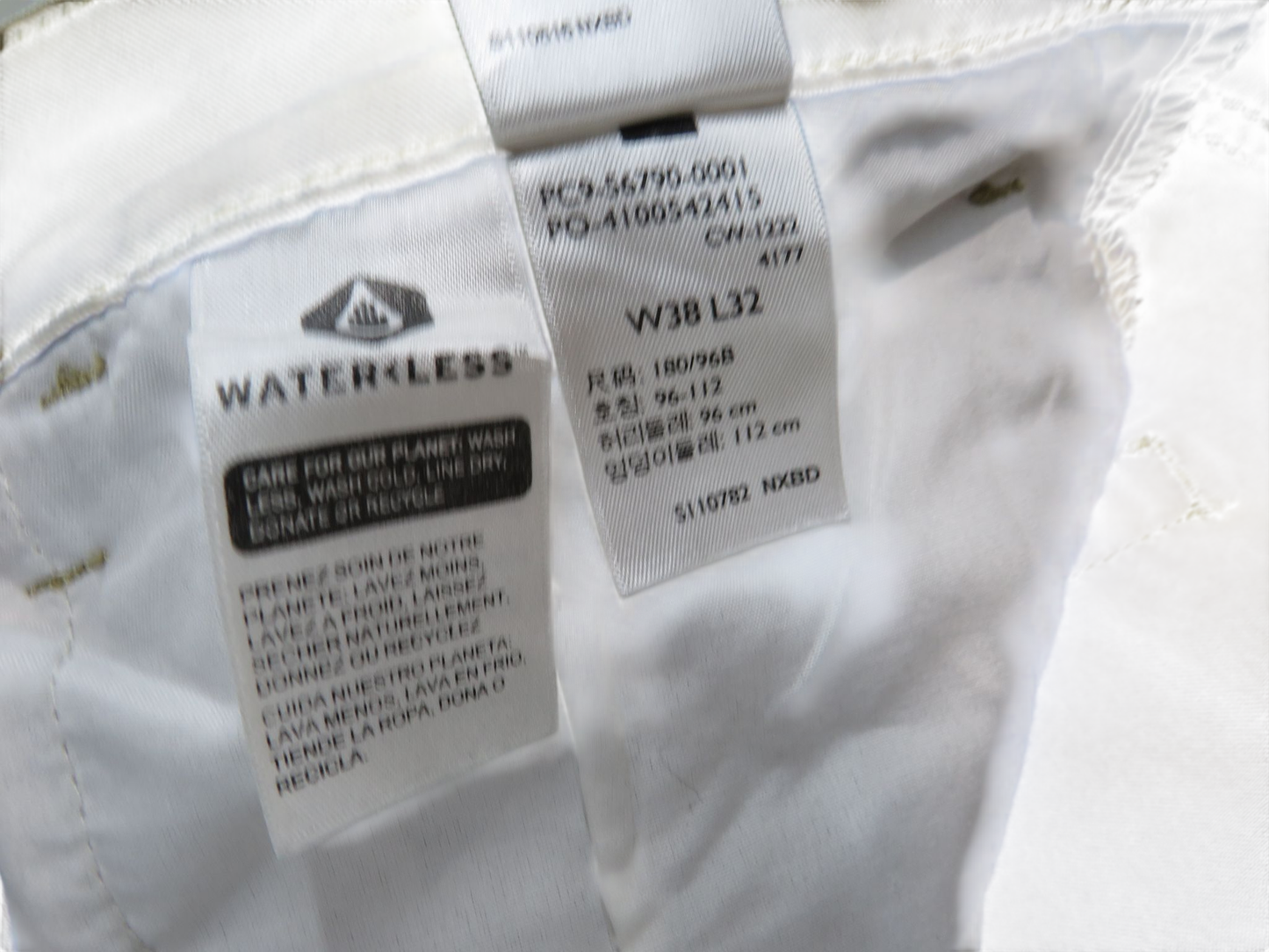 Dockers Pants Men's 38x32 Straight Khaki Chino Flat Front Zip Fly Casual W38 L32