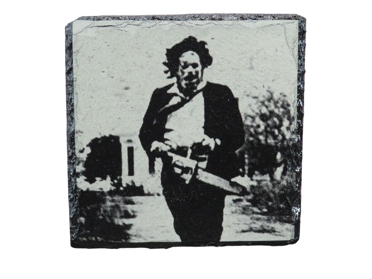 Laser Engraved Slate Coaster - LF2