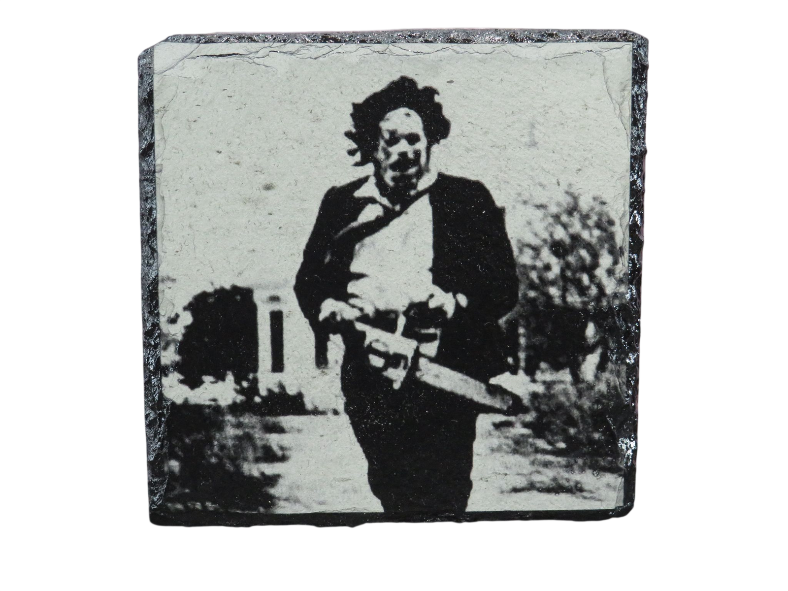 Laser Engraved Slate Coaster - LF2