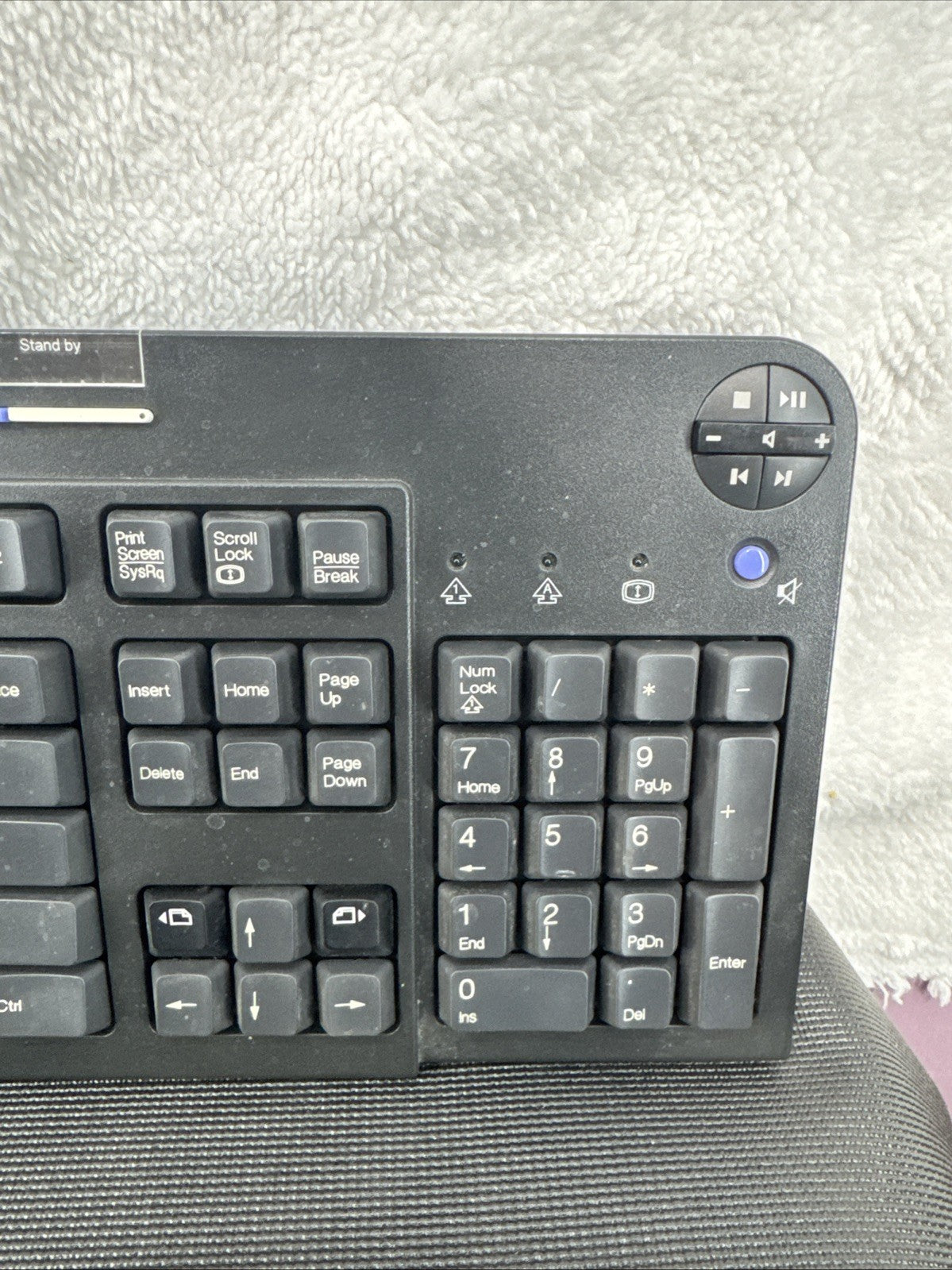 IBM PC QWERTY Keyboard Model KB-9930 - Black
