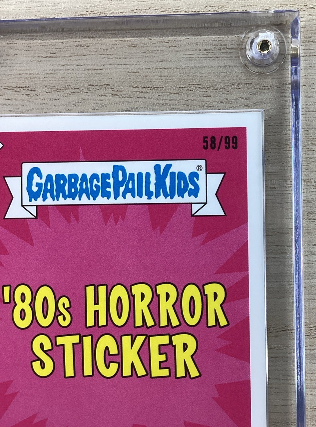 2018 Topps Garbage Pail Kids - Horrific Vic - Blue 58/99