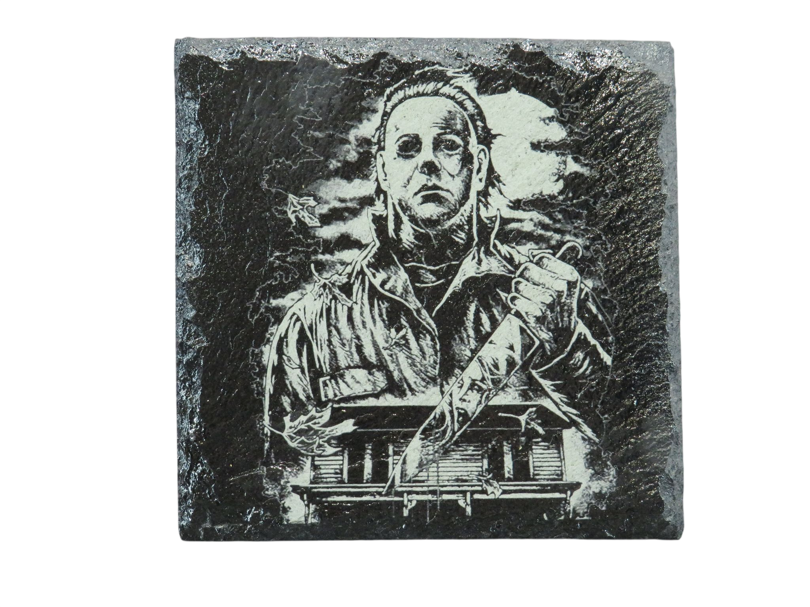 Laser Engraved Slate Coaster - MM2